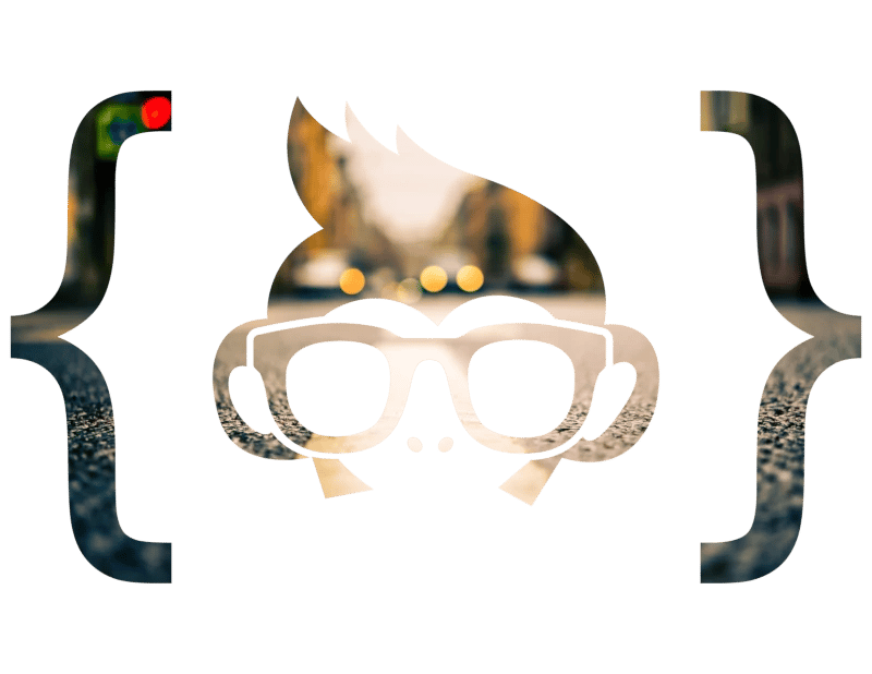 BaseMonkeys logo filled with a night street scene